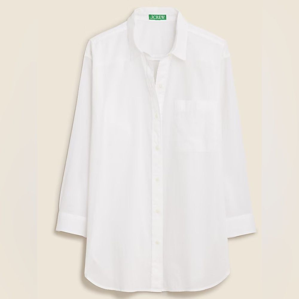 J.Crew Button-up cotton voile shirt NWT Size XS